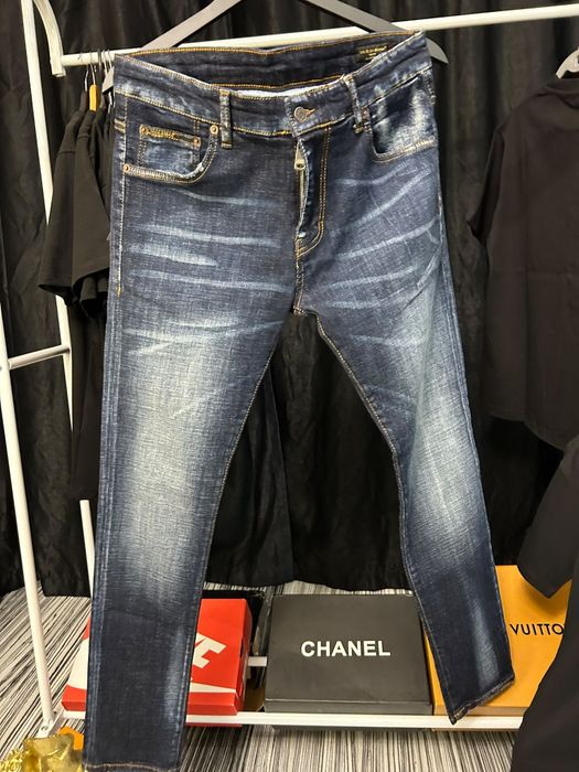 Blugi Dolce & Gabbana Denim DG Logo – Made in Italy – Mărimea 44