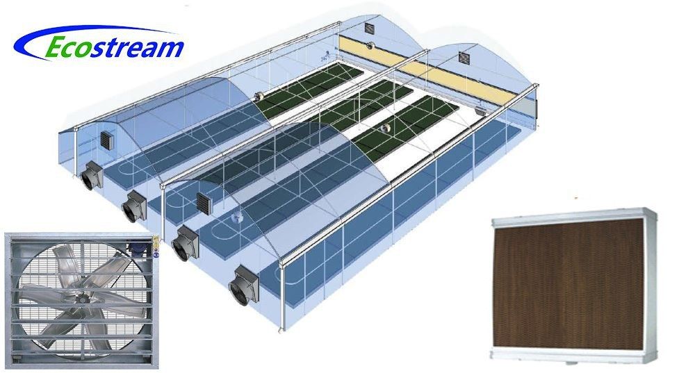 Вытяжные вентиляторы для птицефабрик и теплиц