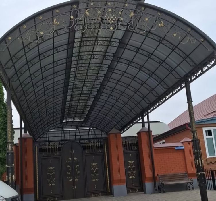 Навес для дома под ключ