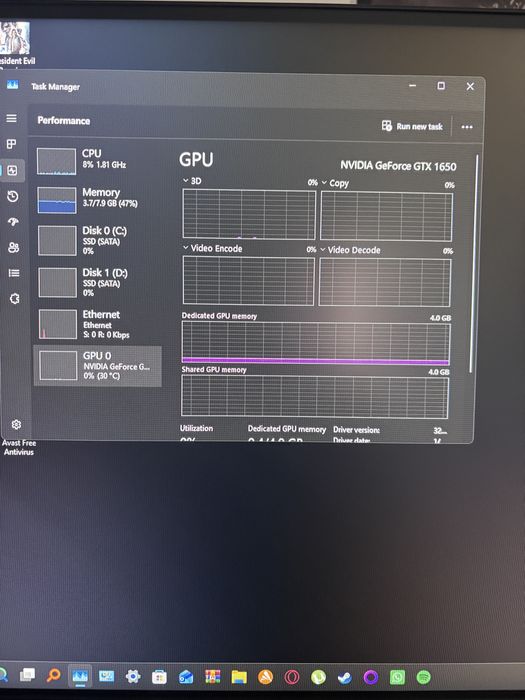 Pc gaming gtx1650 ,i5-9400