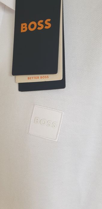 Hugo Boss Pique Cotton Slim Fit Stretch XL НОВО ОРИГИНАЛ Мъжка Тениска