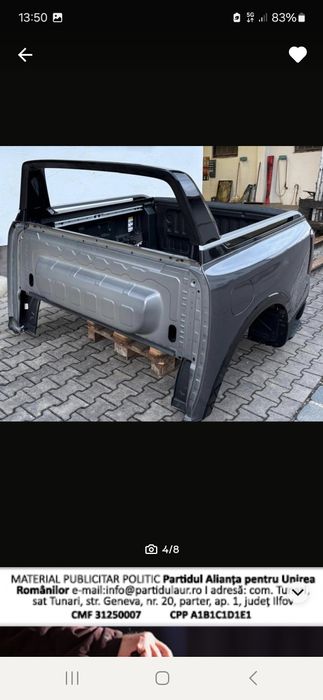 Bena. Oblon. Carlig Remorcare Ford Ranger