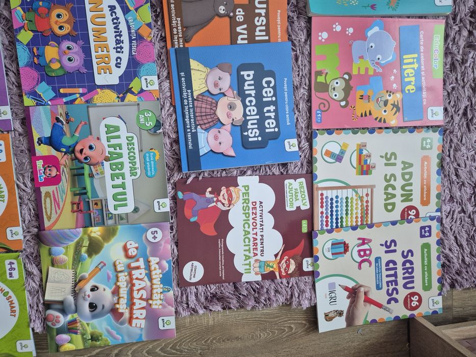 2 la alegere 25lei Carti de activitati.  4-6 ani. Noi