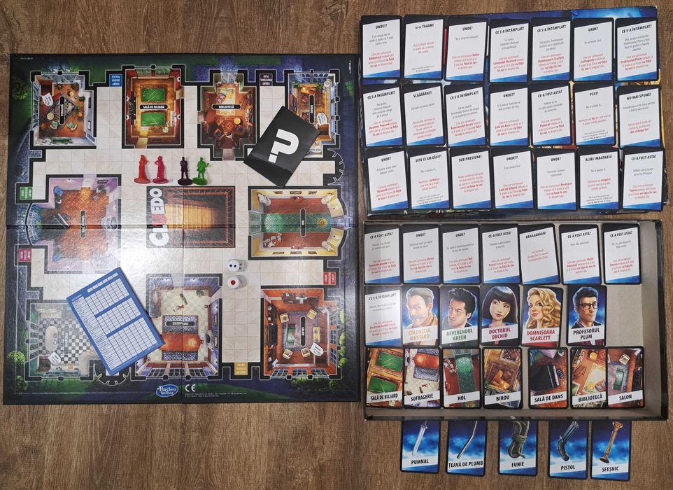 Cluedo - joc in limba romana - incomplet!