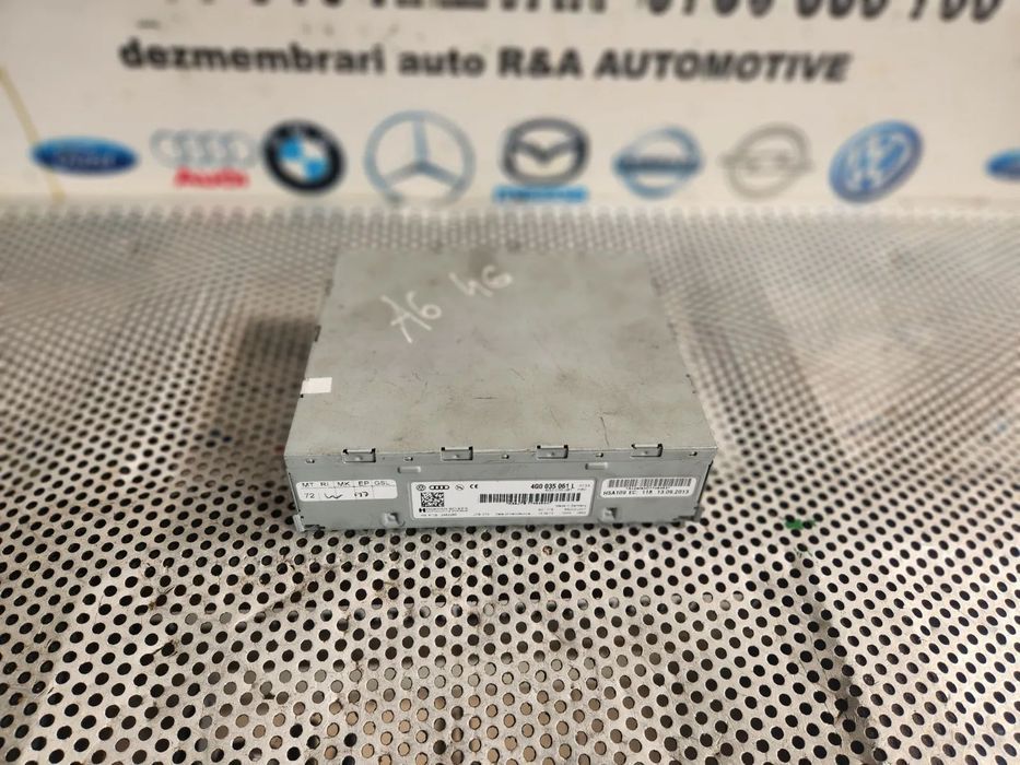 Unitate MMI Radio Box Navigatie Audi A4 B8 A5 A6 C7 A7 Q5 Etc. Dupa 2008 Cod 4G0035061L - Dezmembrari Arad