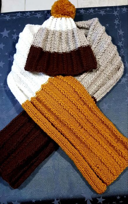 Set handmade lână / acryl