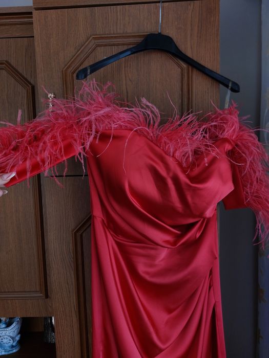 Rochie eleganta, fucsia ,mărimea XL