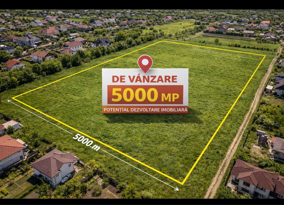 Teren intravilan 5000 mp  Ulmi Ghionea  Km 23 A1