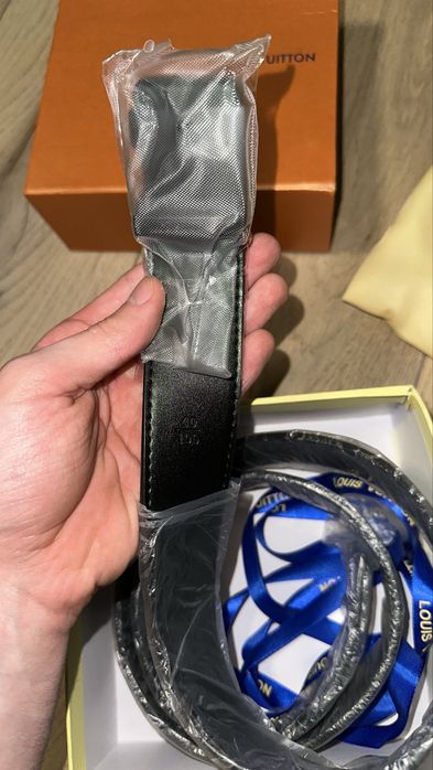 Curea Louis Vuitton Neagra Premium Piele Naturala