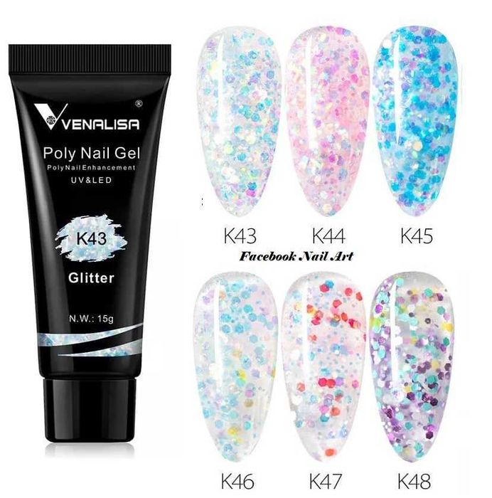 Venalisa PolyGel 15ml полигел с хексагон