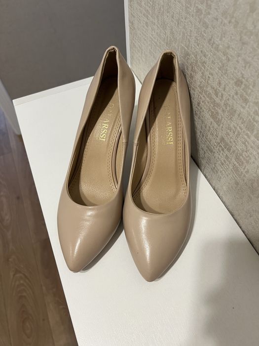 Кожанные туфли 37-38 размер