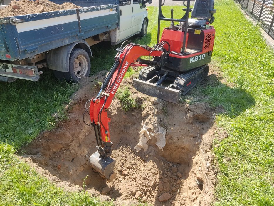 Услуги с мини багер - бързо и коректно