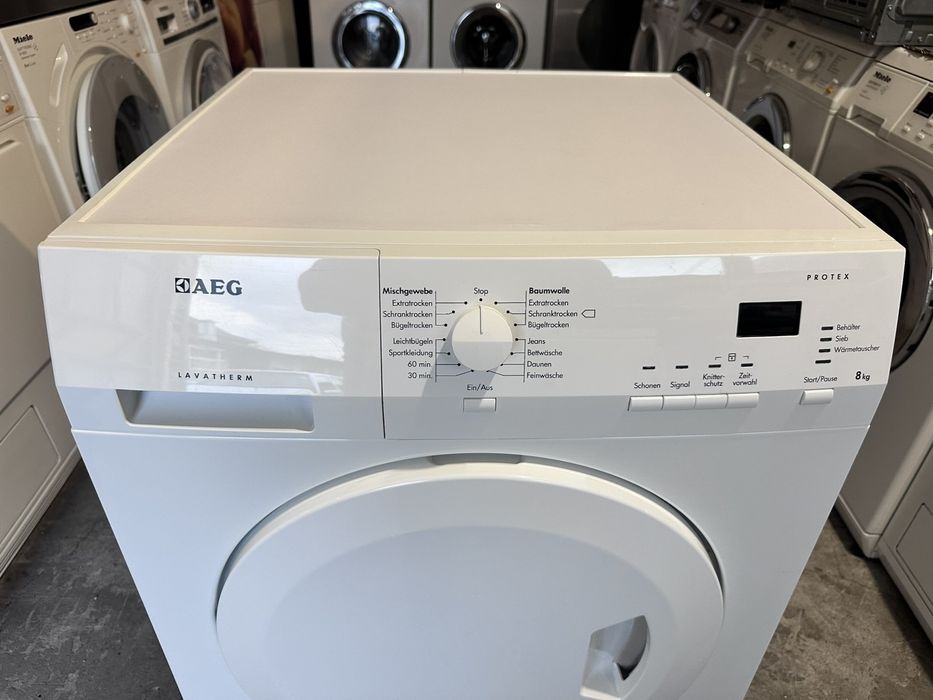 Сушилня +гаранция. AEG, кондензна 8кг. Безплатна доставка за София