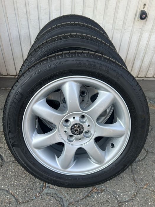 Jante aliaj 4x100mm, anvelope vara 195/55 R16, Mini Cooper One, Cabrio, Clubman, Opel Mazda Kia Hyundai Suzuki Toyota Honda