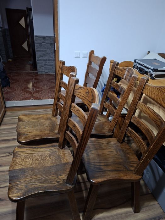 Scaune stejar masiv