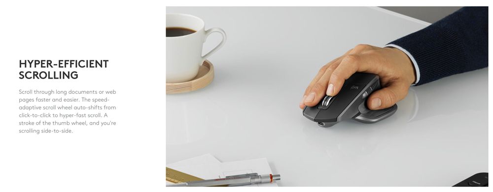 Logitech MX Master 3S Усовершенствованная беспроводная мышь