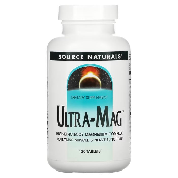 Source Naturals, Ultra-Mag, 120 таблеток