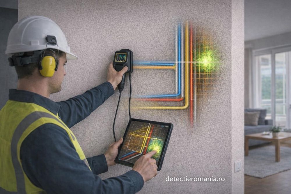 Detectie Romania. Identificare trasee utilitati subterane