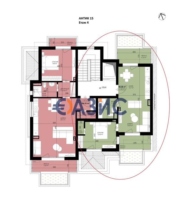 Продава се Двустаен апартамент в Созопол - 96 кв.м за 660 €/кв.м - Снимка #2