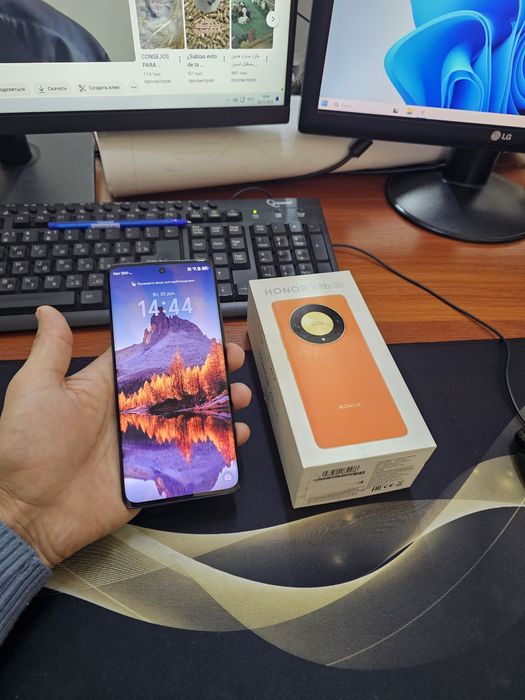 Honor X9b 8+8/256gb(2024)iwlawi zur aybi yuq tozza telefon uyaltirmayd