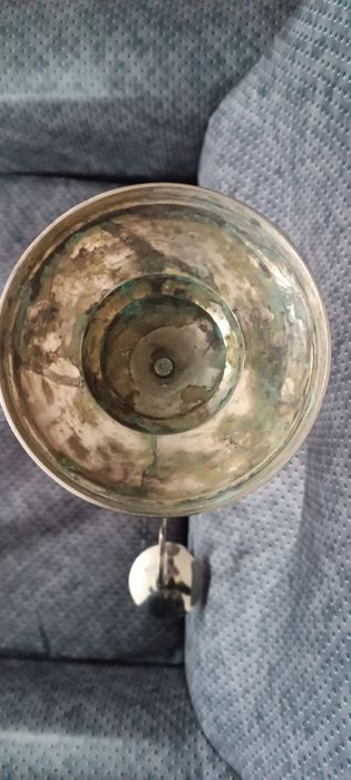 Бронзов свещник тройка