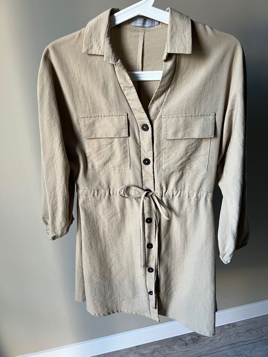 Платье Lichi песочного цвета. XS-S размер