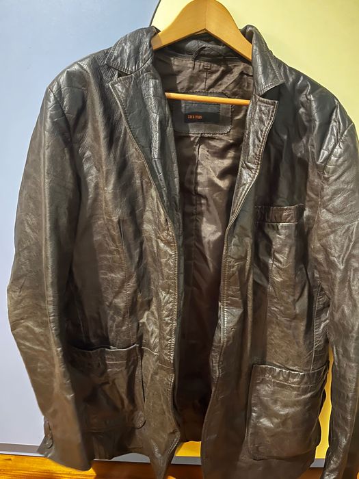 Кожено чопърско дизайн яке