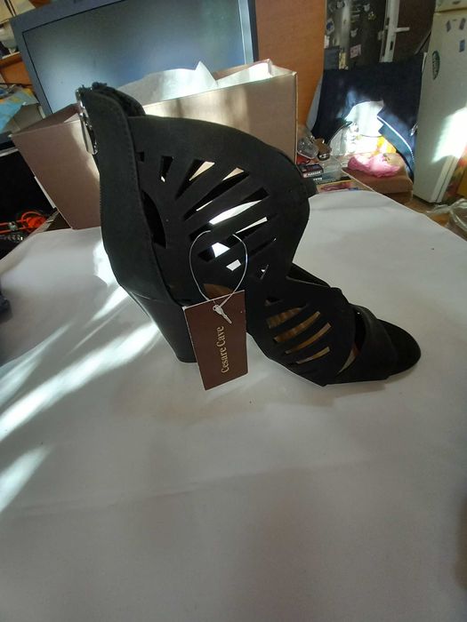 Дамски официални обувки с висок ток 38 номер