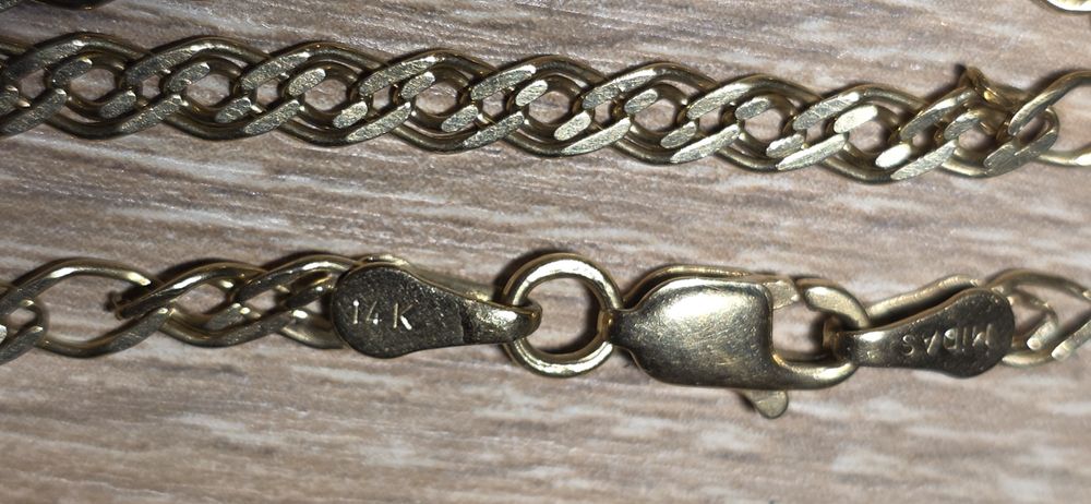 Lănțișor aur 14k, 10 gr, deteriorat