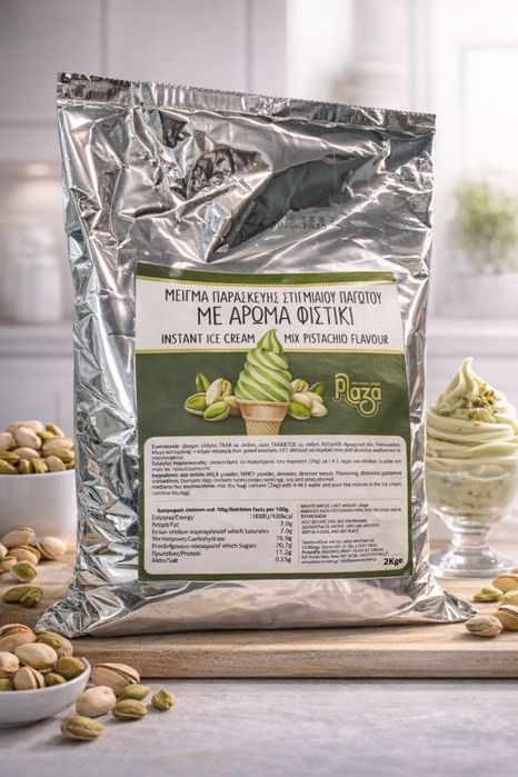 Крем сладолед на прах за машина