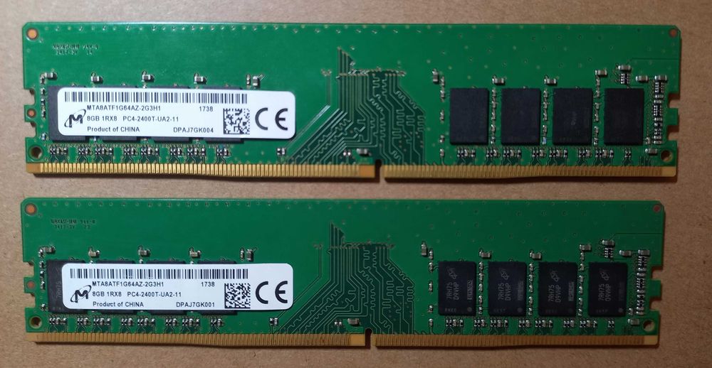 memorie ram PC desktop 8GB , kit 16GB DDR4 samsung hynix micron