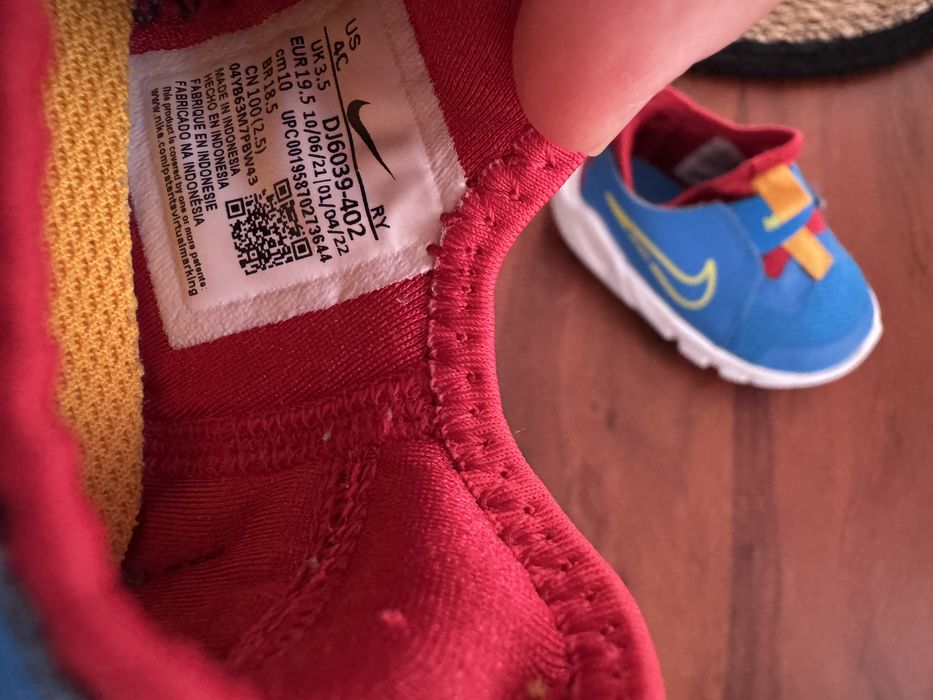 Adidași copii Nike Flex Runner 2 slip-on mărimea 19.5 (10 cm)