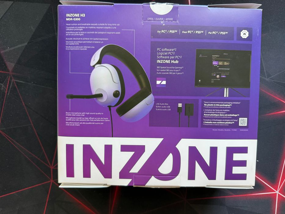Гейминг слушалки Sony Inzone H3
