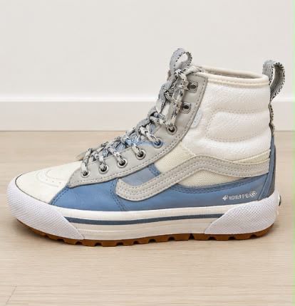 Кеды Vans белые зимние