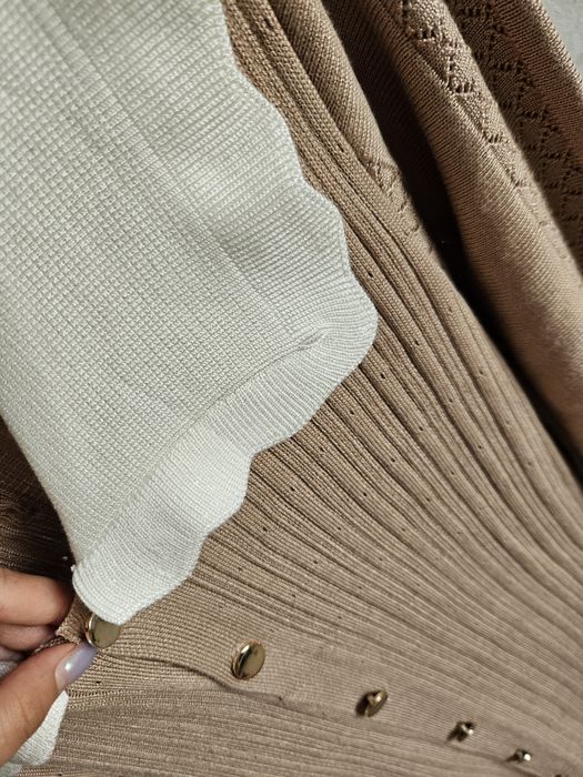 Коричневое платье