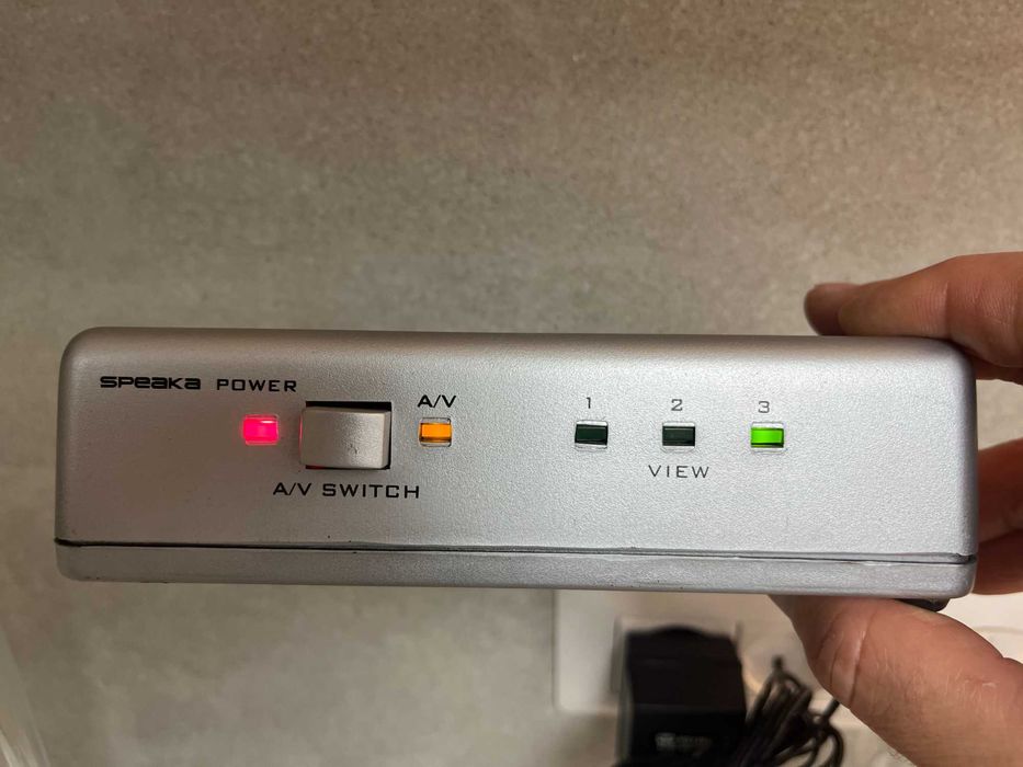 Control automat SCART Speaka – Cutie de comutare AV intrări multiple
