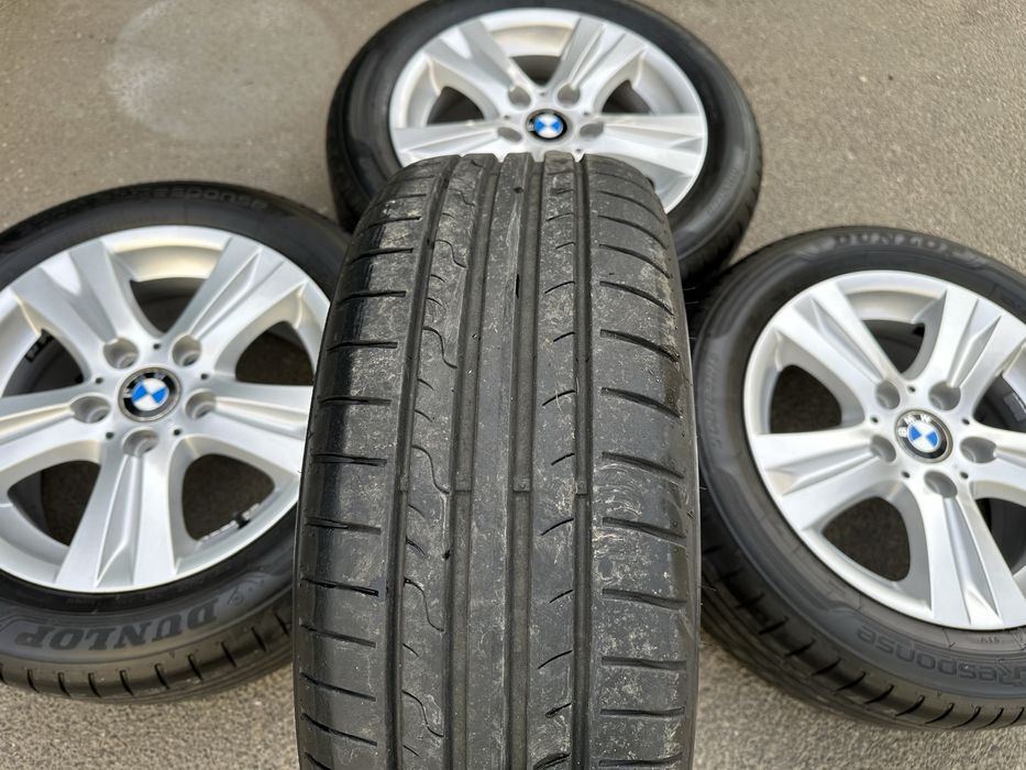 Roti originale bmw seria 1 e87 cu anvelope NOI de vara 205/55/16