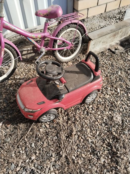 Детская машинка, велосипед