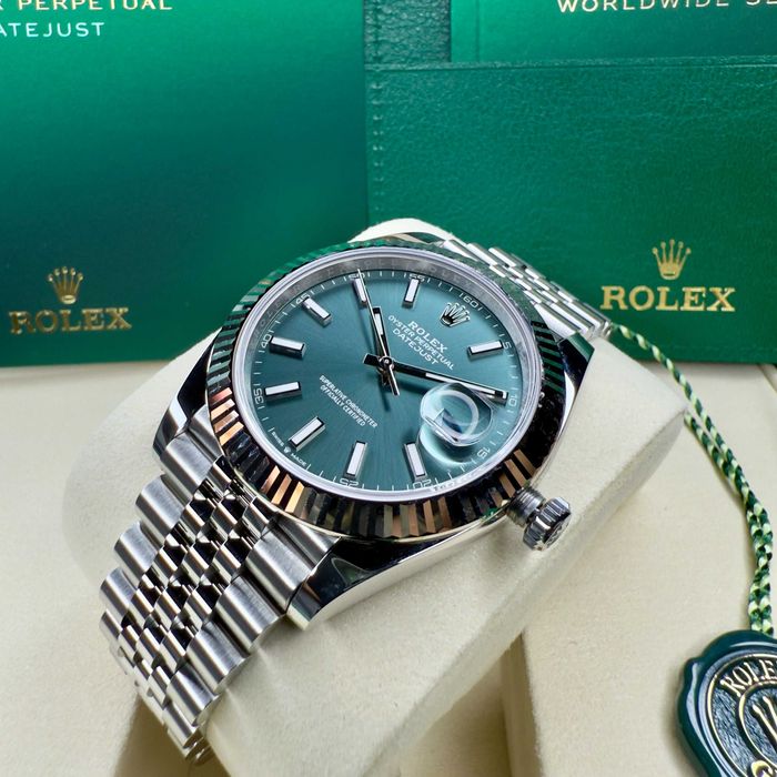 Rolex Datejust Green Mint | PE STOC | New | 41mm | 15750 EURO | 126334 | 2026