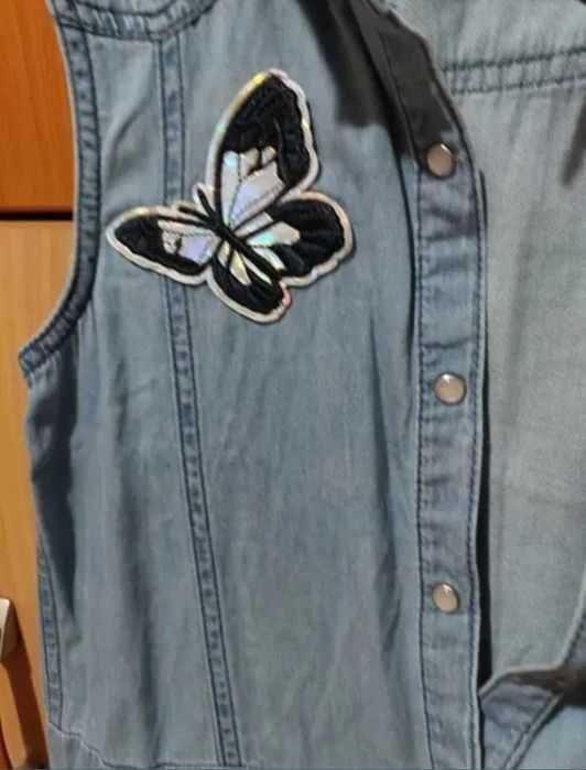 Sarafan blugi cu voal 140