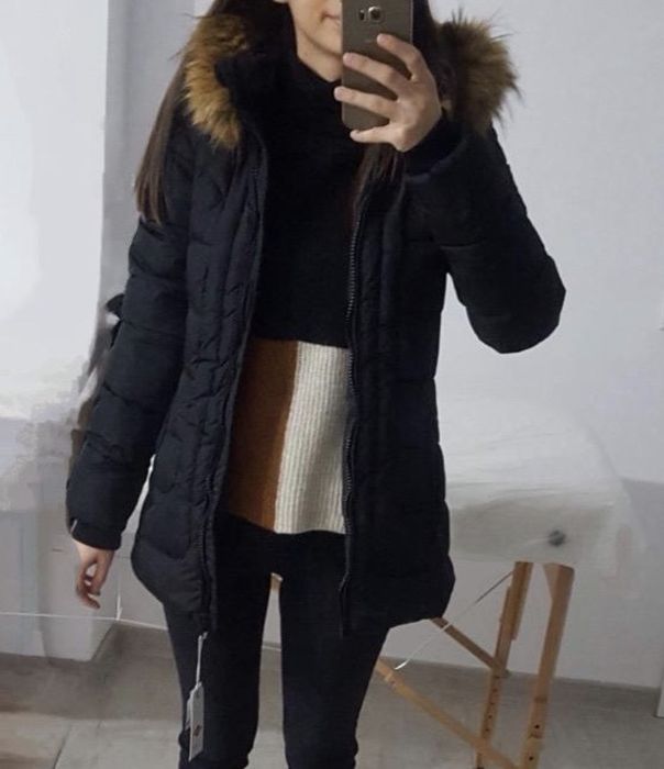 Geaca de iarna neagra Lee Cooper XS