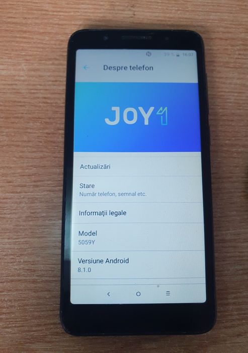 Alcatel 1x 2018 Android 8 dualsim necodat 1Gb RAM sticla fisura
