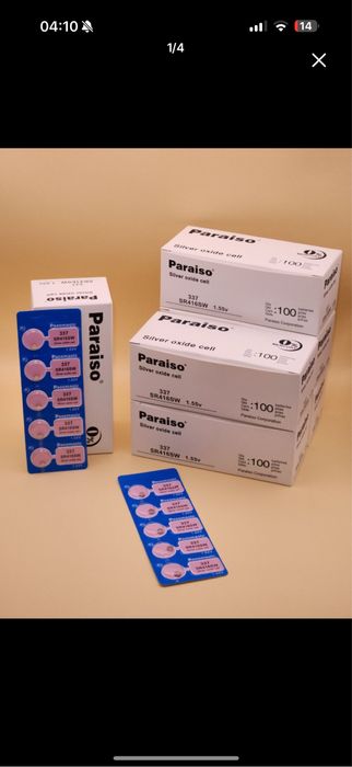 Батарейки 337 SR416SW.