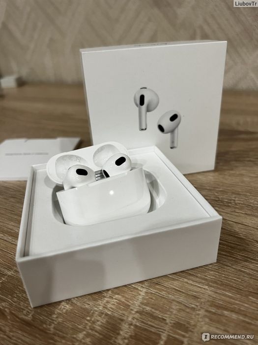 Новые  airpods 3