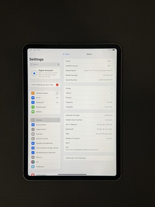 Продавам iPad PRO 11inch 2nd GEN