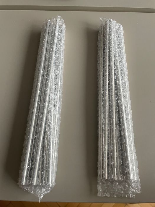Set bete cort / umbrar - aluminiu - 3,6m