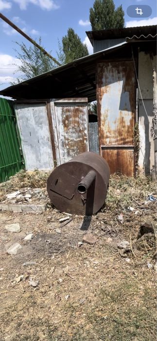 Печка железная большая