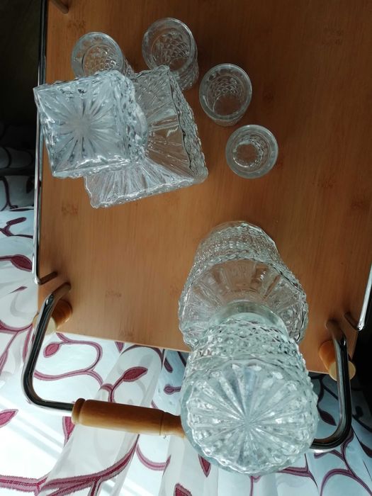 красив цветен кристал и стъкло