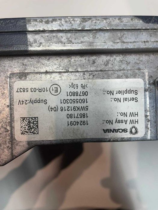 ECU Calculator motor Scania  R450  - EMS S8 - 1924091 - 5WK91216