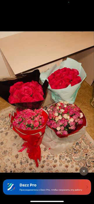 Свежие, красивые и недорогие цветы.